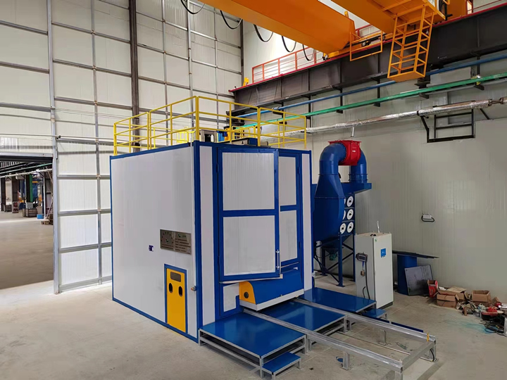 無(wú)地坑噴砂房 無(wú)地坑噴砂房