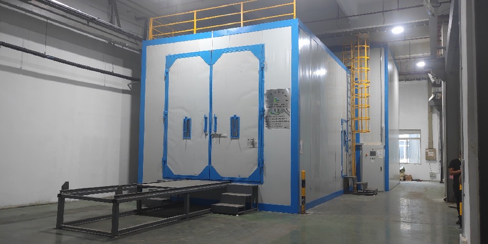 無(wú)地坑風(fēng)力回收噴砂房 無(wú)地坑風(fēng)力回收噴砂房